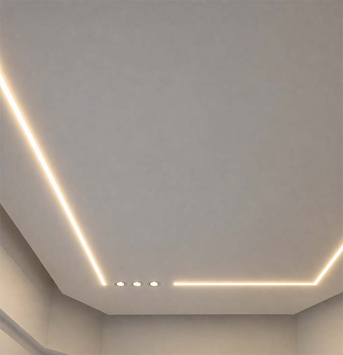 Techo iluminado